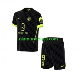 Camisola Atlético Madrid Alexander Sorloth 9 Criança Equipamento Segundo 2026-2027 Manga Curta